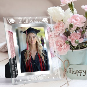 Personalized Graduation Picture Frame: Class of 2025, 4x6 or 5x7