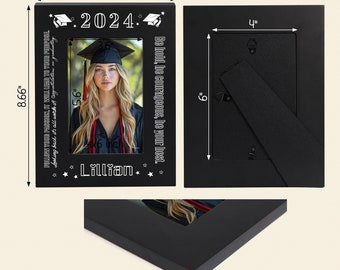 Personalized Graduation Picture Frame 4x6: College, High School