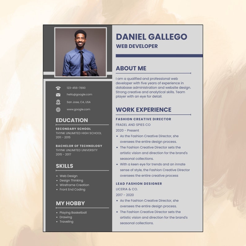 CEO Resume Template Professional Resume CV Template Fully Editable in CEO Resume Template Professional Resume CV Template Fully Editable in