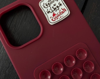 Imam Hussain Metal phone case sticker with 3M tape