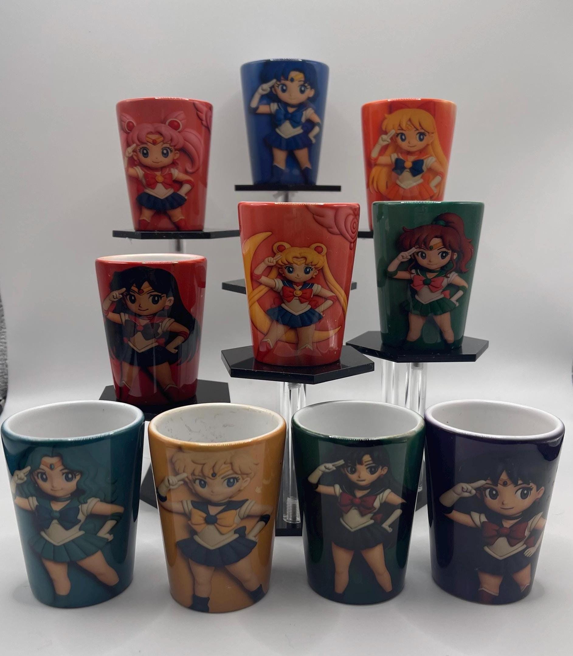 Sailor scouts custom shot glass set