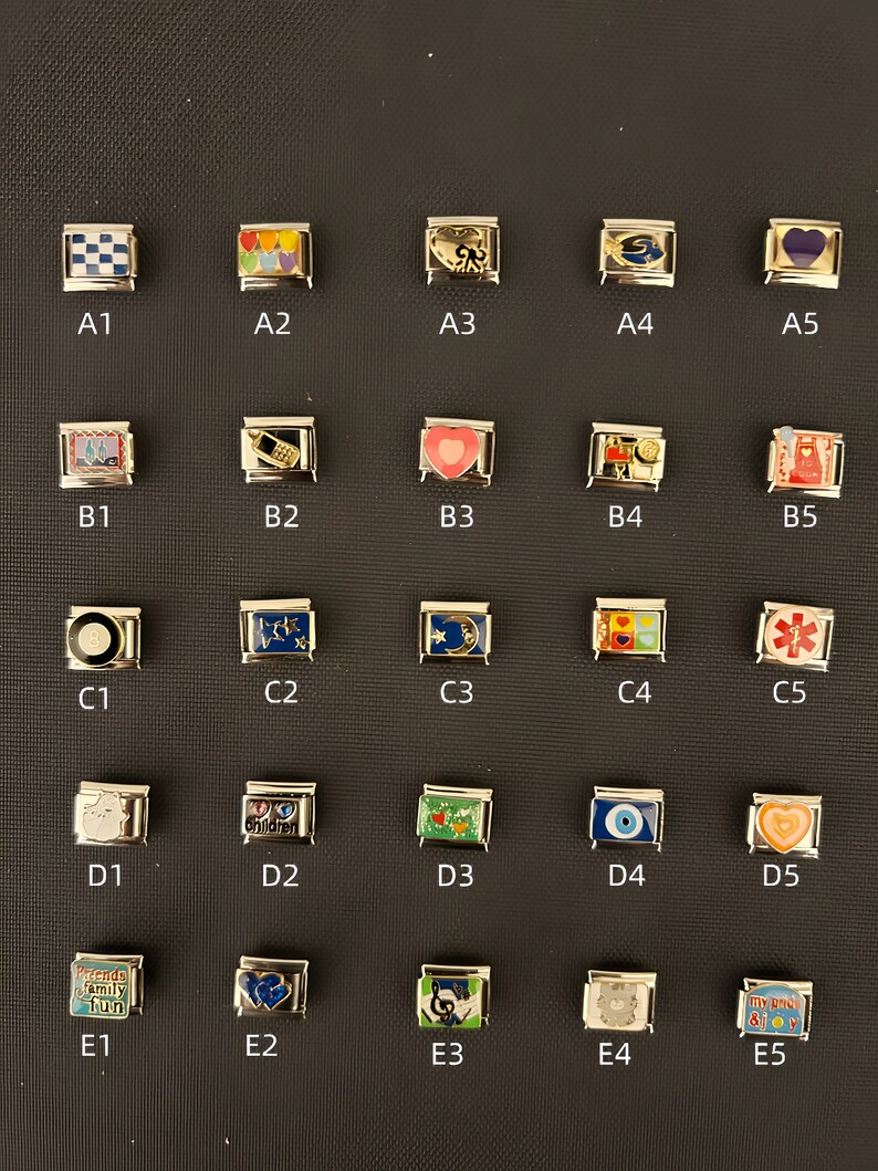 9mm Italian Charm Bracelets, Heart/love Charm Bracelet, Links Charm