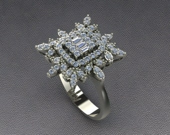 3D STL Printing | Stunning Diamond Ring