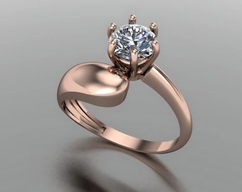 3D STL Printing | Engagement Rings | Solitaire | six-prong setting