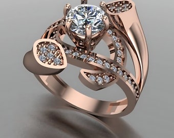 3D STL Printing | Engagement Rings | Solitaire | six-prong setting