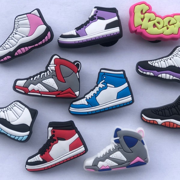 New Croc Charms for Sneaker Lovers, Popular Shoe Charms, Sneaker Charms for Crocs, Croc Charms For Shoe Lovers, Popular Jibbitz, Shoe Brand