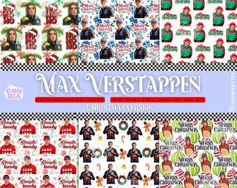MAX VERSTAPPEN wrapping paper, Christmas digital paper,F1 driver, racing driver, MADMAX, Christmas paper, Formula 1,Redbull, Digital product