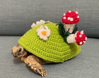 Handcrafted Custom-Knit Clothing and Costume Styles for Turtles/Tortoise, Personalized Turtle Apparel/Sweaters | Tortoise Fashion