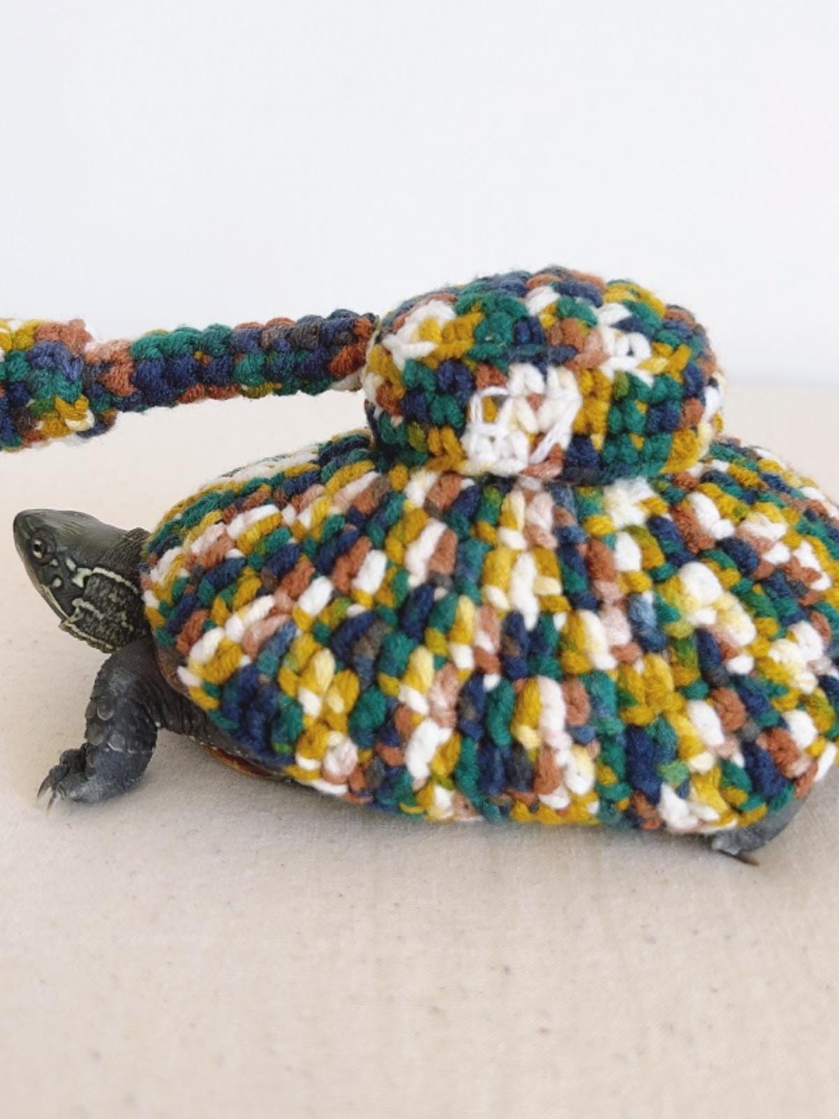 【早い者勝ち】DECEMBERMAY Animal Turtle Knit／L Kenana Knitters Hand Knitted 100% Organic Cotton Turtle Stuffed