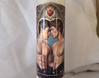 Heated Rivalry 7 Day Fun Religious Candle