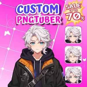 CUSTOM PNGTUBER, Pngtuber Character, Pngtuber Premade, Pngtuber Twitch, Pngtuber Design, Pngtuber Live, Pngtuber model, Pngtuber Commission