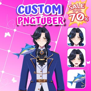 CUSTOM PNGTUBER, Pngtuber Design, Pngtuber Live, Pngtuber model, Pngtuber Commission, Pngtuber Character, Pngtuber Premade, Pngtuber Twitch