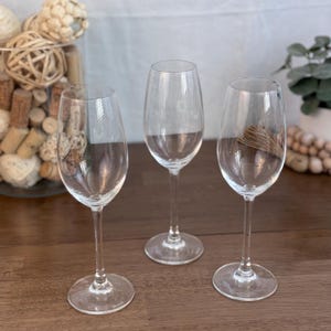 Riedel Wine Glasses Single Stem Clear Set of 3 High End Luxury Stemware Wedding Gift Wine Lover Gift Bridal Shower Engagement Party Present