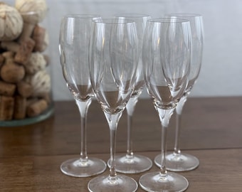 Riedel Wine Glasses Single Stem Clear Set of 5 High End Luxury Stemware Wedding Gift Wine Lover Gift Bridal Shower Engagement Party Present