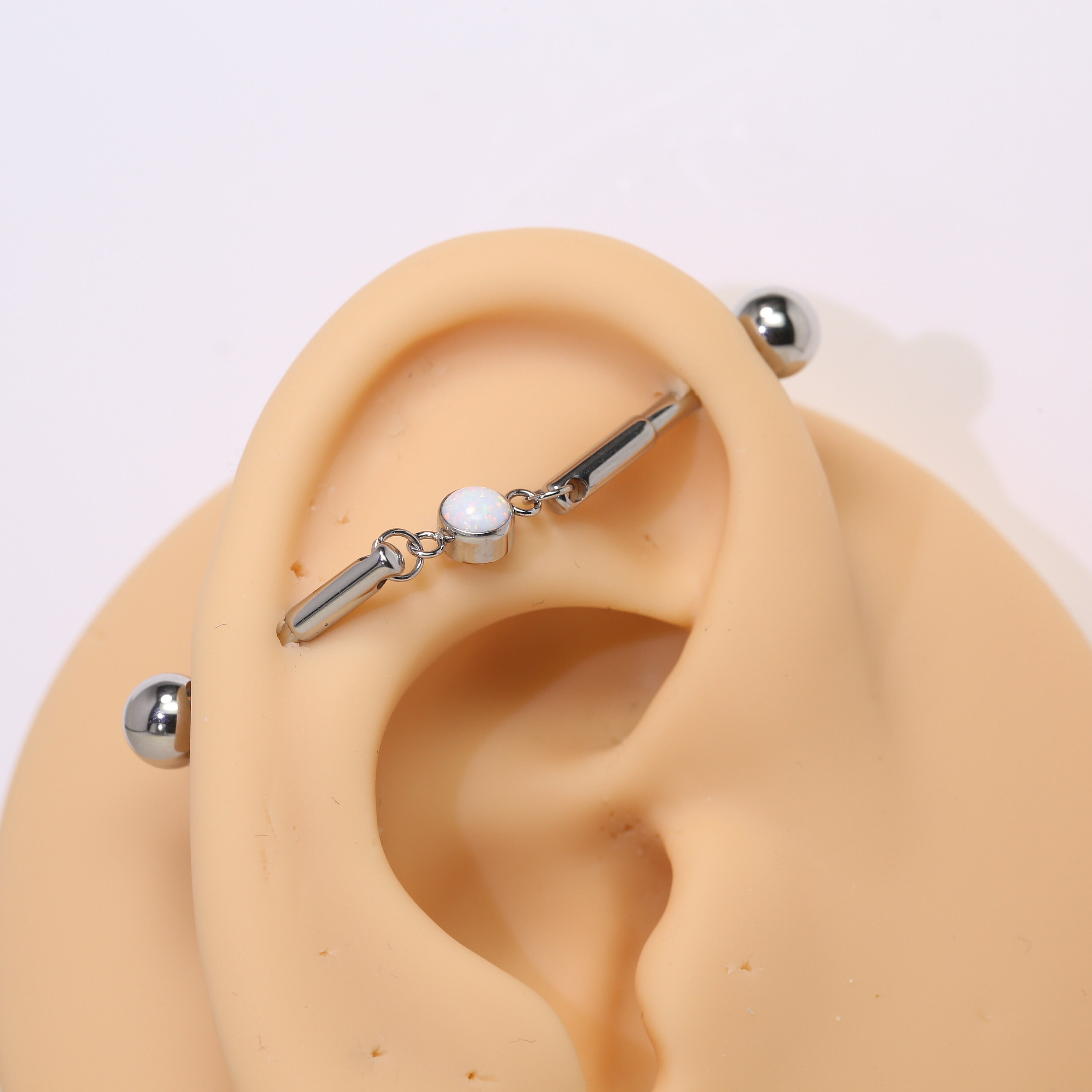 Piercing Jewelry Industrial Piercing Two Bars Industrial Piercing