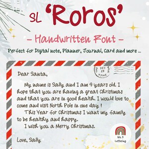 Roros フォント、リアルな手書きフォント、かわいいフォント、デジタルメモフォント、Goodnotes フォント、デジタルジャーナリング、プランナーフォント