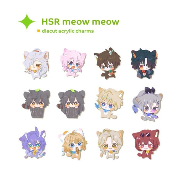 Honkai Star Rail Meow Meow Charms