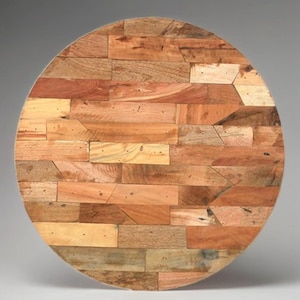 Handmade Reclaimed Wood Table Top: Rustic Farmhouse Dining Surface
