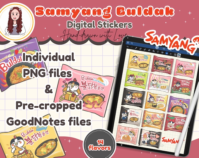 Buldak Custom Paper Buldak Ramen Carbonara Custom Party Favor Template Customized - Etsy