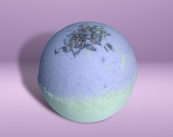 Lavender & Mint Bliss Bath Bomb | Organic natural Epsom salt bath bomb