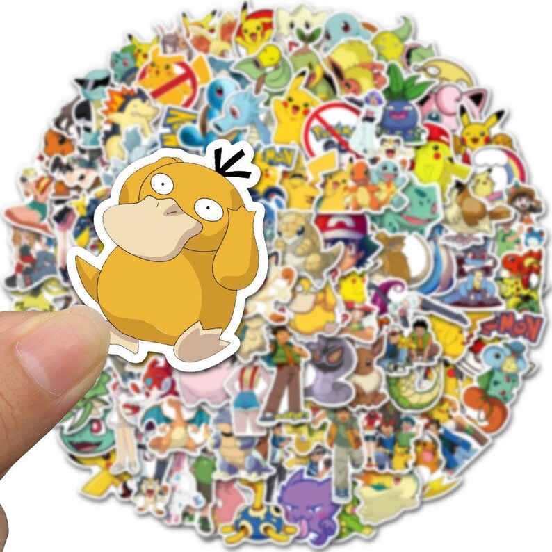 NEW POKEMON Stickerspokemon Laptop Stickers Luggage Decal pokemon