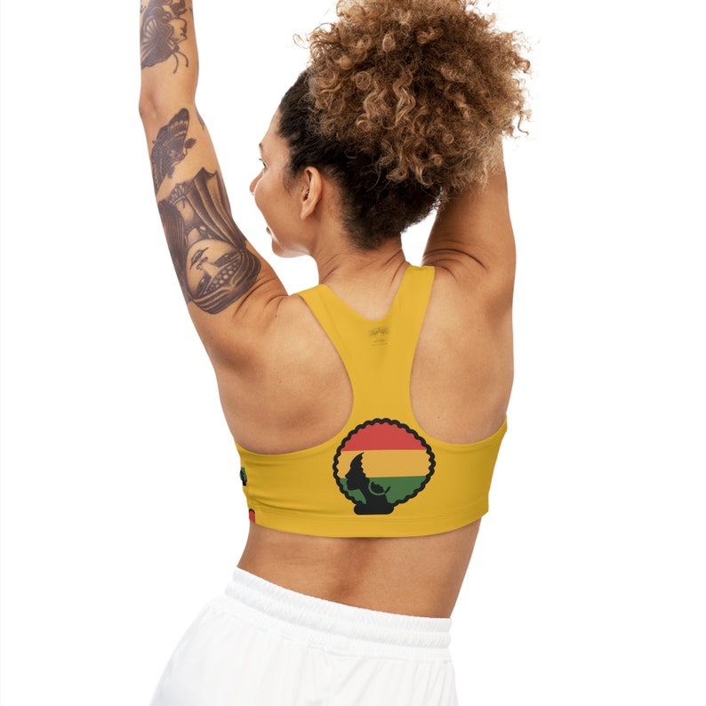 Reggae Leaf Rasta Sports Bra