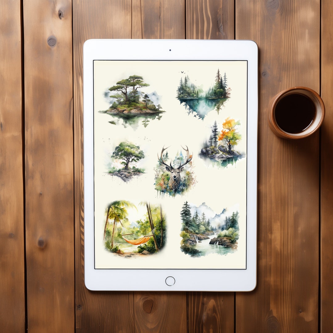 Ambient Sticker Tranquilterrains Digital Stickers Collection, Nature, Landscapes ...