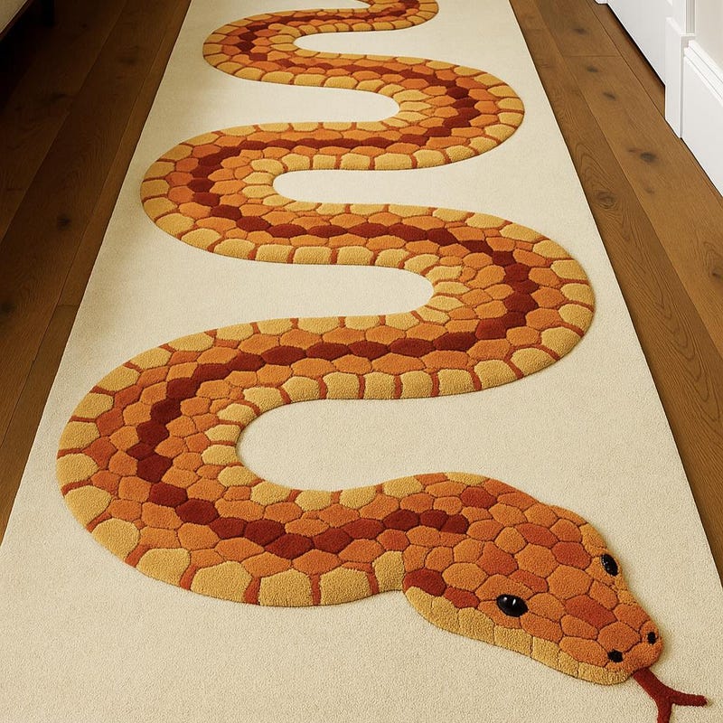 Snake Rug - Etsy