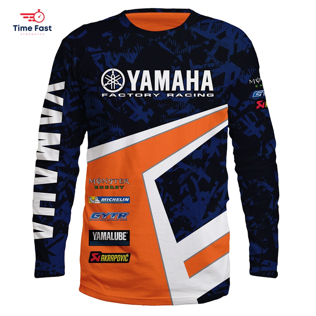 Yamaha Long Sleeve Handmade 3D Print Moto Fan Etsy