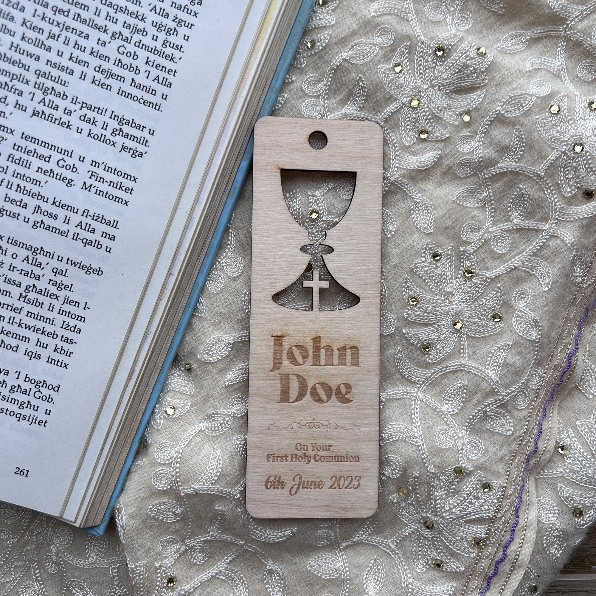 Religious Bookmark Keepsake for Any Occasion (holy Communion, Baptism ...
