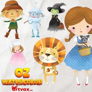 Cute Watercolor Oz clipart