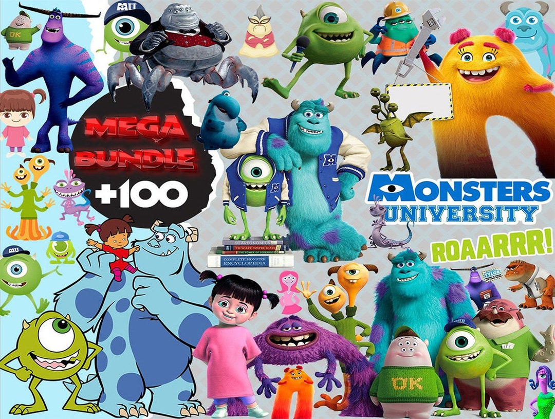 100+ Monsters Inc Png Bundle, Monsters Inc Clipart, Printable Templates ...
