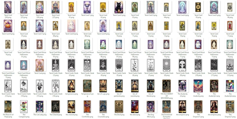 Tarot Card PNG bundle, 400 Funny Tarot Card Bundle, Sublimation Design, Trendy T-Shirt PNG Files, Mom Tarot Card Png, Tarot Card Sarcastic image 5