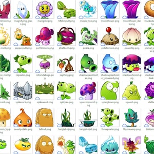 Plants Vs Zombies Heros Clipart Bundle, Plants Vs Zombies Png Bundle ...