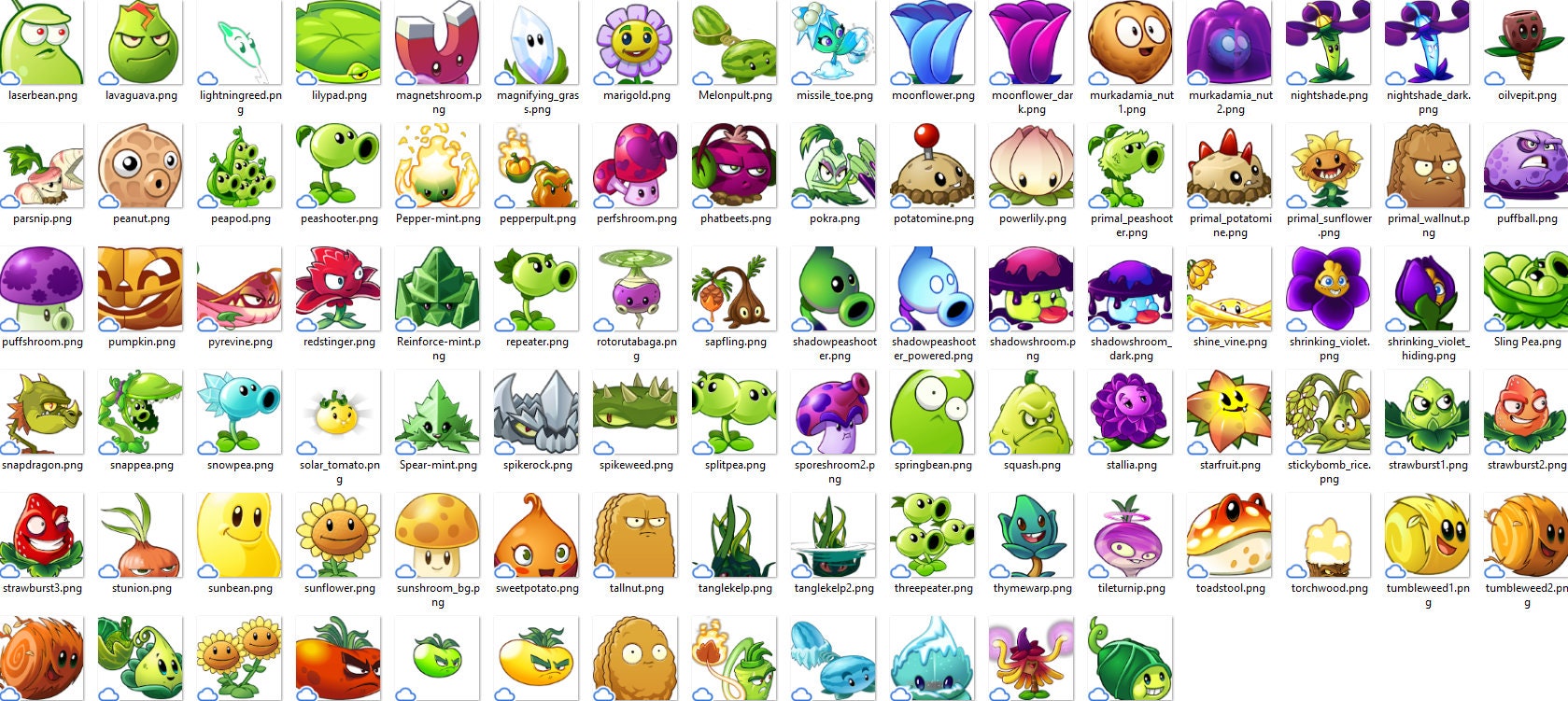 Plants Vs Zombies Heros Clipart bundle, Plants vs Zombies png bundle ...