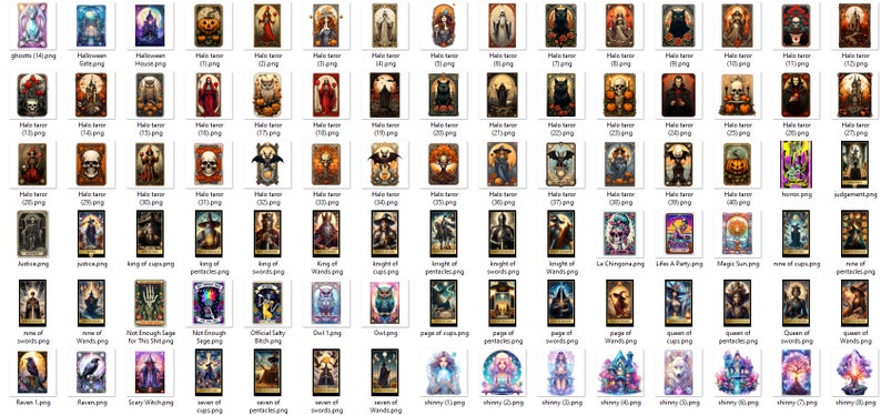 Tarot Card PNG bundle, 400 Funny Tarot Card Bundle, Sublimation Design, Trendy T-Shirt PNG Files, Mom Tarot Card Png, Tarot Card Sarcastic image 3