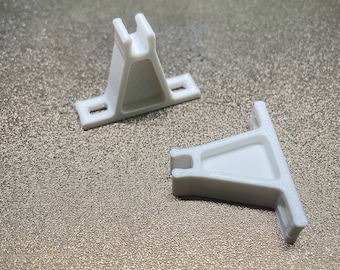Set of two clips for fixing kitchen drawer fronts compatible with Ikea