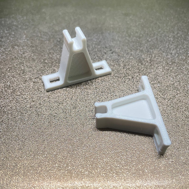 Set of two Clips for fixing kitchen drawer fronts compatible with Ikea image 1