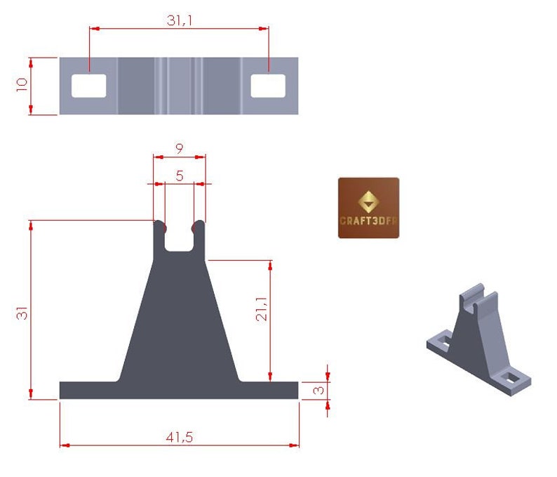 Set of two Clips for fixing kitchen drawer fronts compatible with Ikea image 4