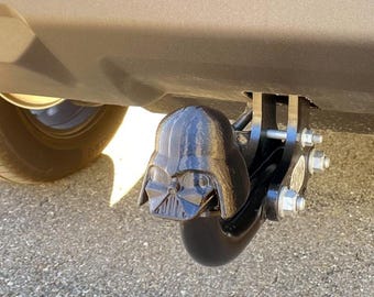 Trailer Hitch Ball Cover - Vader Helmet