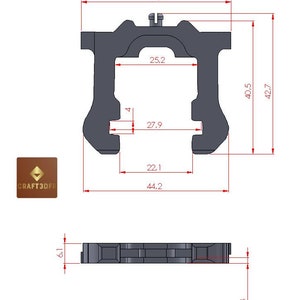 Lot de deux Clips pour fixation façade de tiroir de cuisine image 3