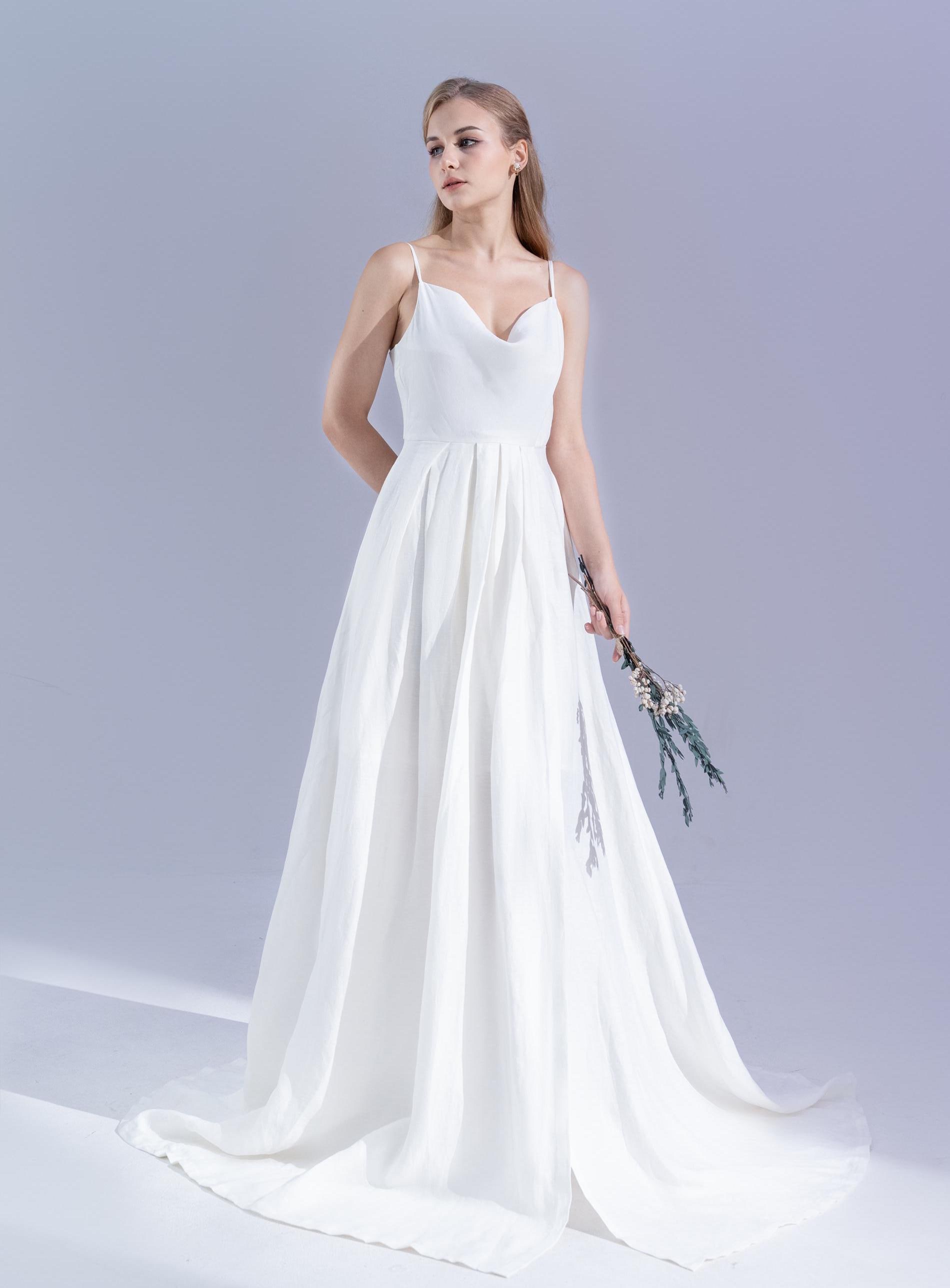 white christmas dresses Venus Bridal TB7781 Modest Wedding Dress main image 1