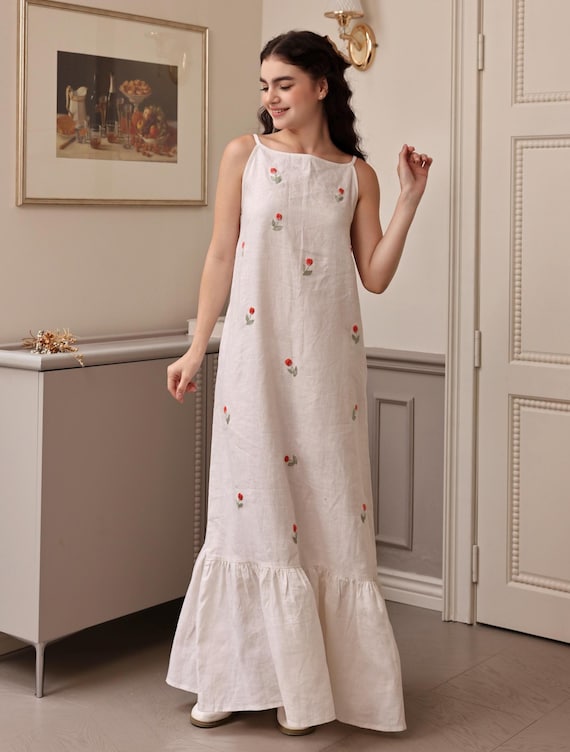 chinese dress ladies Just Me Sleeveless Square Neck Floral Dress main image 1