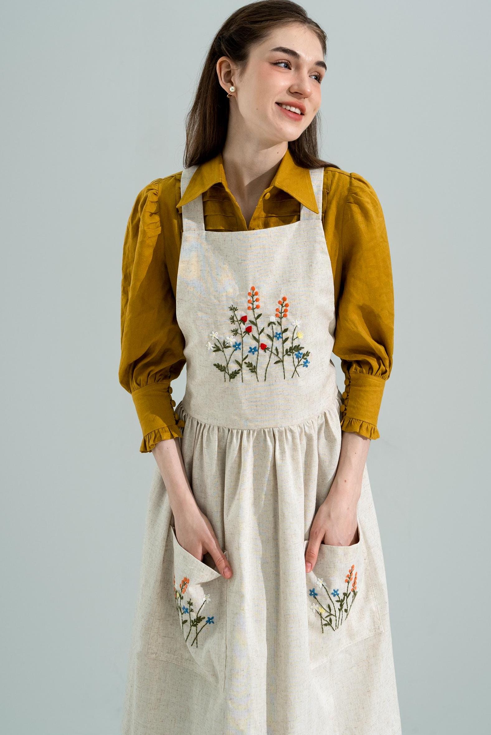 Linen apron - Etsy 日本