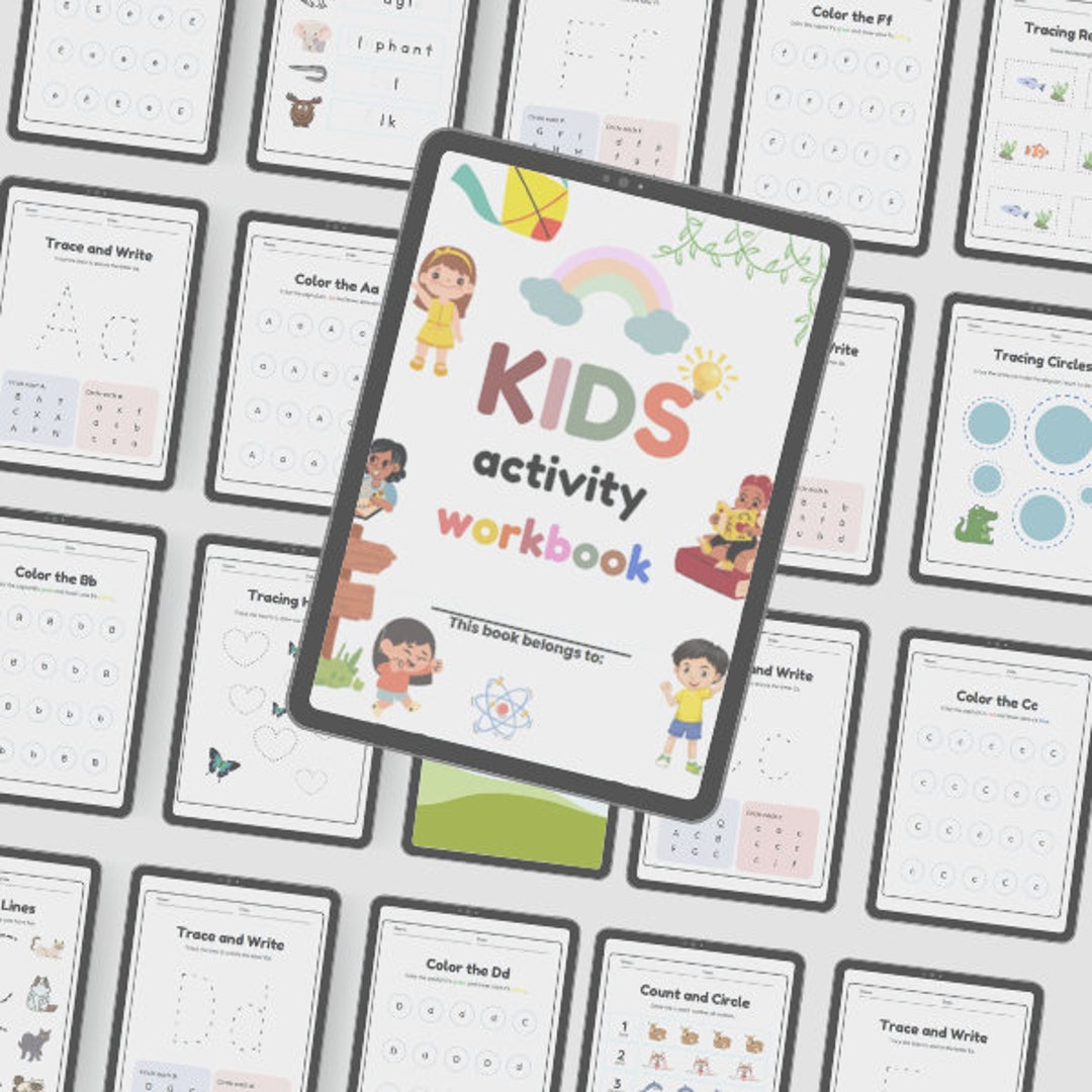 Prek Workbooks Bundle: Daycare Learning Toddler Worksheets for Prek Workbooks Bundle: Daycare Learning Toddler Worksheets for