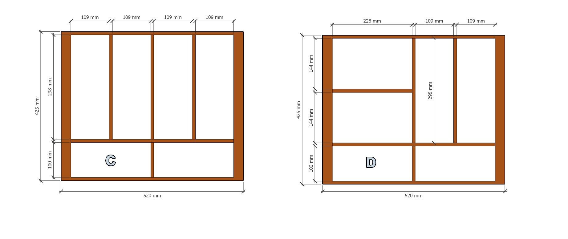 Custom Cutlery Trays. Bespoke, Handmade to Order. Drawer Organisers