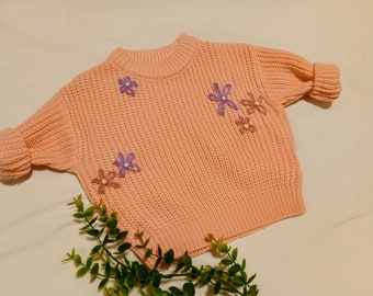 Hand Embroided Knitted Jumpers | Ready to Ship