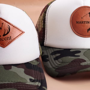Wedding party gift for men, personalized engraved baseball cap, best man gift, custom golf hat image 1