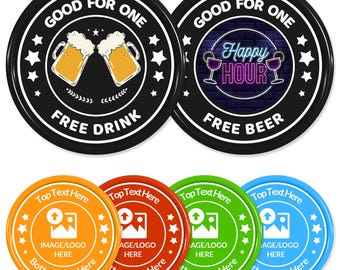 Pokerchips met aangepast logo, gepersonaliseerde fototokens, trouwbedankjes