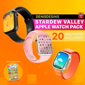 Stardew Valley Custom Apple Watch Wallpapers I Retro Game Theme | Custom Wallpapers | watchOS